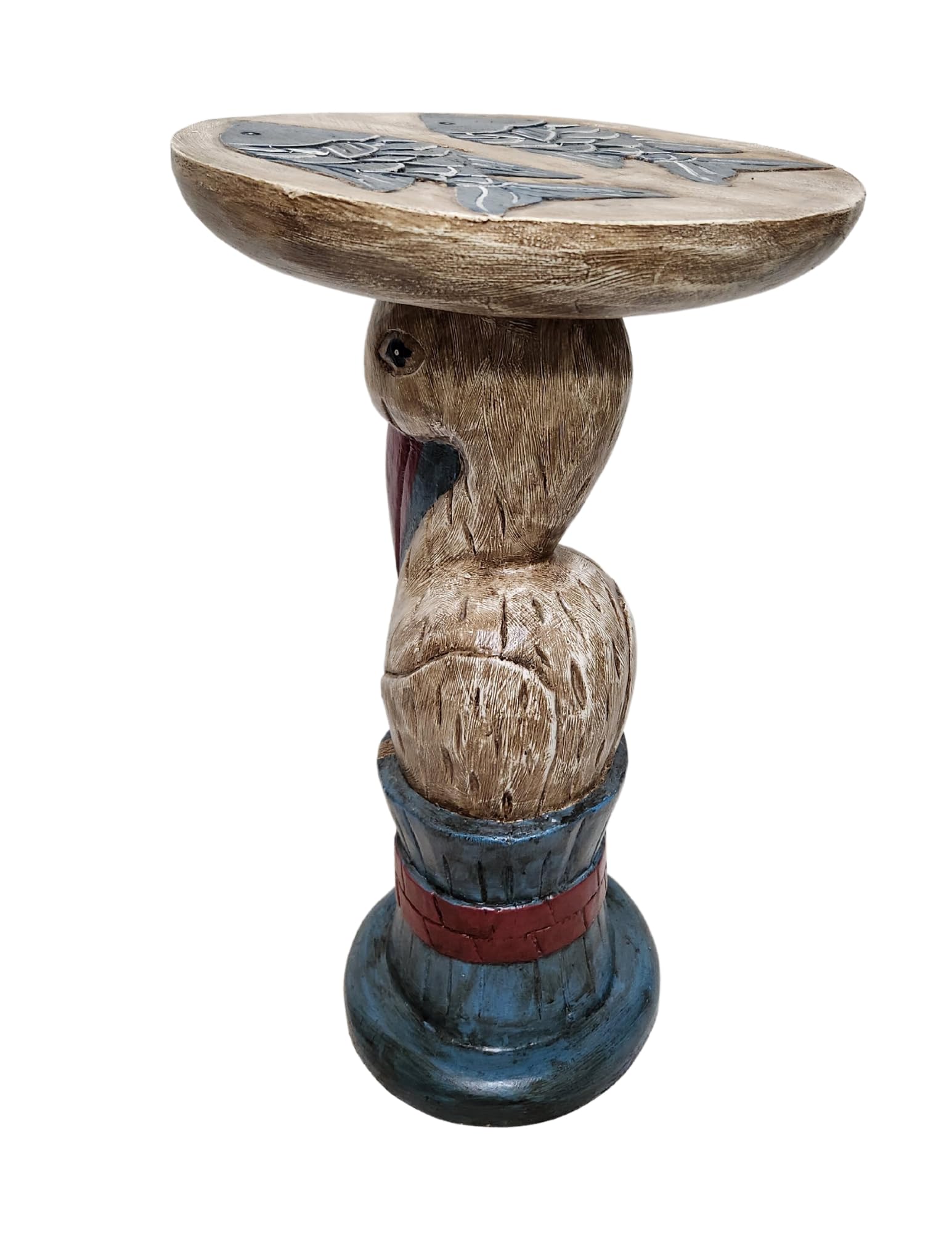 Amazon.com : WorldBazzar Hand Carved Wooden Rustic Pelican Fish